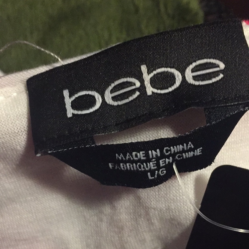 Bebe dusty rose and white striped halter sun dress - Picture 3 of 12